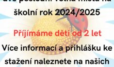 Nabízíme poslední volná místa